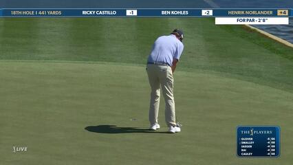 Henrik Norlander | Round 1 | 18th hole | Shot 4 | 2025 THE PLAYERS