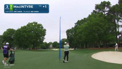Robert MacIntyre | Round 3 | 3rd hole | Shot 2 | 2026 Truist Championship