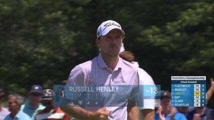 Russell Henley | Round 4 | 4th hole | Shot 4 | 2025 Travelers