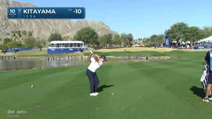 Si Woo Kim | Round 4 | 10th hole | Shot 2 | 2025 The American Express