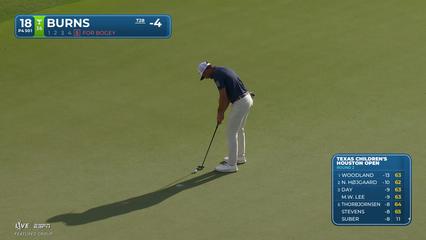 Sam Burns | Round 2 | 18th hole | Shot 5 | 2026 Texas Children's