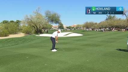 Viktor Hovland | Round 4 | 1st hole | Shot 2 | 2026 WM Phoenix Open