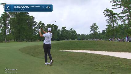 Nicolai Højgaard | Round 1 | 2nd hole | Shot 2 | 2025 Zurich Classic