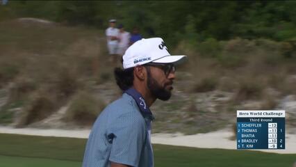 Akshay Bhatia | Round 3 | 1st hole | Shot 4 | 2024 Hero World Challenge