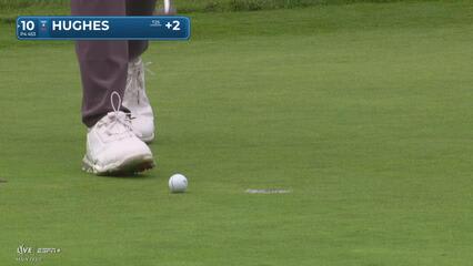 Mackenzie Hughes | Round 2 | 10th hole | Shot 5 | 2025 Genesis