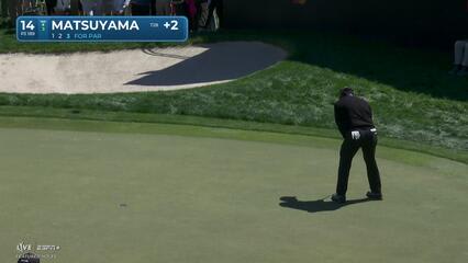 Hideki Matsuyama | Round 1 | 14th hole | Shot 4 | 2025 Arnold Palmer