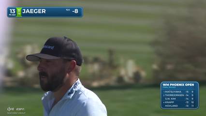 Stephan Jaeger | Round 4 | 13th hole | Shot 3 | 2026 WM Phoenix Open