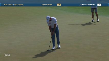 Sam Burns | Round 3 | 3rd hole | Shot 4 | 2026 THE PLAYERS