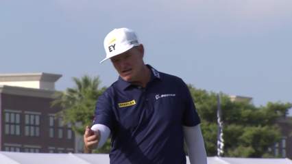Ernie Els | Round 1 | 10th hole | Shot 4 | 2025 Charles Schwab