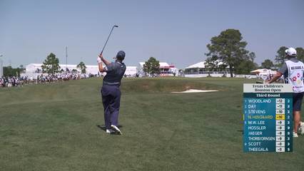 Nicolai Højgaard | Round 3 | 3rd hole | Shot 3 | 2026 Texas Children's
