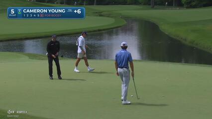 Cameron Young | Round 3 | 5th hole | Shot 7 | 2025 the Memorial