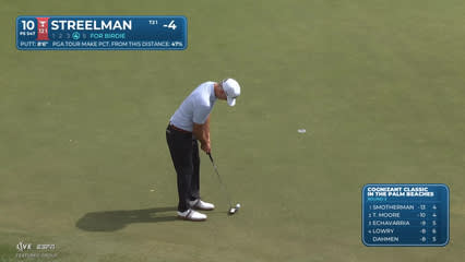 Kevin Streelman | Round 3 | 10th hole | Shot 4 | 2026 Cognizant Classic