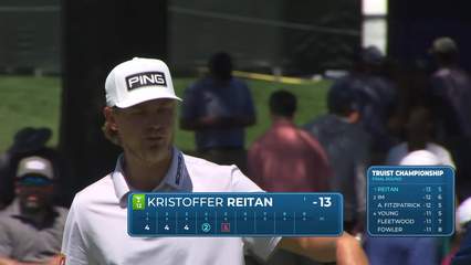 Kristoffer Reitan | Round 4 | 5th hole | Shot 5 | 2026 Truist Championship