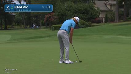 Jake Knapp | Round 1 | 2nd hole | Shot 4 | 2025 Wyndham