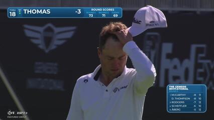 Justin Thomas | Round 3 | 18th hole | Shot 5 | 2025 Genesis