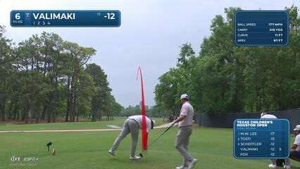 Sami Valimaki | Round 4 | 6th hole | Shot 1 | 2025 Houston Open