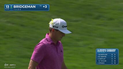 Jacob Bridgeman | Round 4 | 13th hole | Shot 2 | 2025 the Memorial