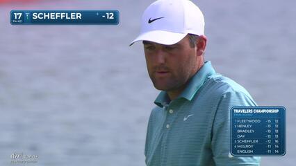 Scottie Scheffler | Round 4 | 17th hole | Shot 4 | 2025 Travelers