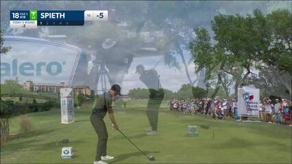 Jordan Spieth | 2024 Valero | Round 4 | 18th hole | Shot 1
