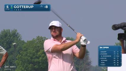 Chris Gotterup | Round 2 | 5th hole | Shot 1 | 2025 3M Open