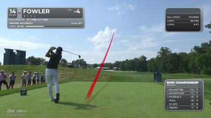 Rickie Fowler | Round 3 | 14th hole | Shot 1 | 2025 BMW Championship
