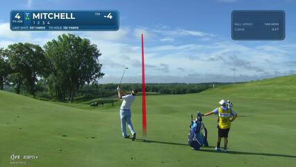 Keith Mitchell | Round 4 | 4th hole | Shot 2 | 2025 John Deere