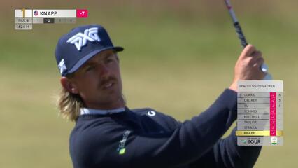Jake Knapp | Round 3 | 1st hole | Shot 2 | 2025 Genesis Scottish Open