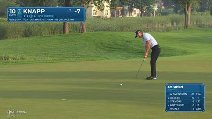 Jake Knapp | Round 2 | 10th hole | Shot 3 | 2025 3M Open