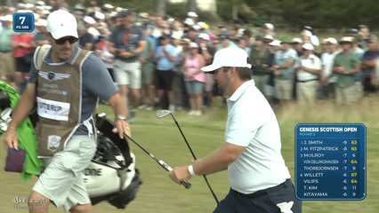 Chris Gotterup | Round 2 | 7th hole | Shot 3 | 2026 Genesis Scottish Open