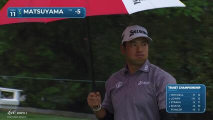 Hideki Matsuyama | Round 2 | 11th hole | Shot 4 | 2025 Truist Championship