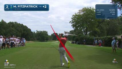 Matt Fitzpatrick | Round 1 | 2nd hole | Shot 1 | 2025 Wyndham