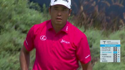 Hideki Matsuyama | Round 2 | 18th hole | Shot 4 | 2025 BMW Championship