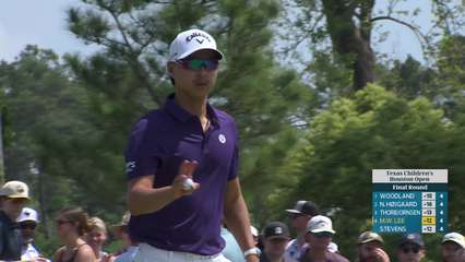 Min Woo Lee | Round 4 | 4th hole | Shot 4 | 2026 Texas Children's
