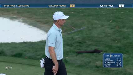 Justin Rose | Round 4 | 14th hole | Shot 4 | 2026 THE PLAYERS