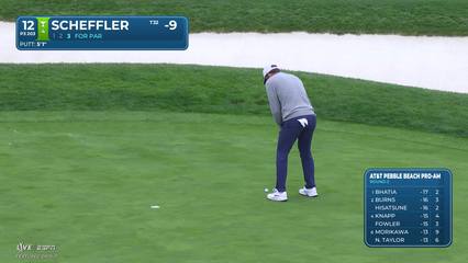 Scottie Scheffler | Round 3 | 12th hole | Shot 3 | 2026 AT&T Pebble Beach