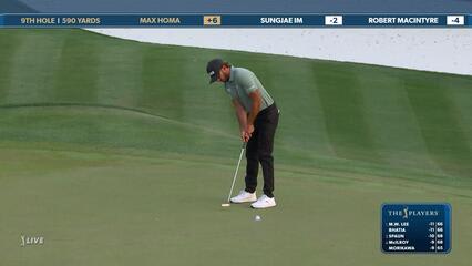 Max Homa | Round 2 | 9th hole | Shot 5 | 2025 THE PLAYERS
