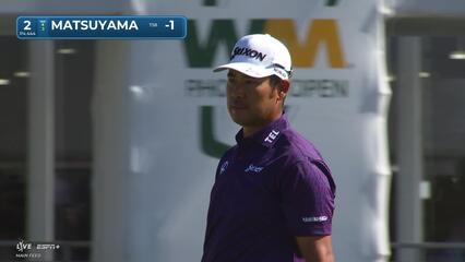 Hideki Matsuyama | Round 2 | 2nd hole | Shot 4 | 2025 WM Phoenix Open