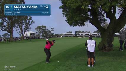 Hideki Matsuyama | Round 2 | 15th hole | Shot 2 | 2025 Genesis