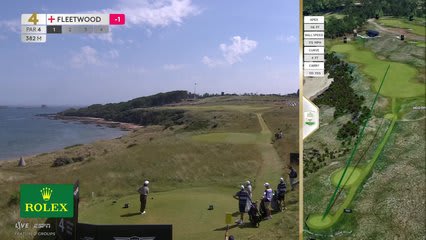 Tommy Fleetwood | Round 2 | 4th hole | Shot 1 | 2026 Genesis Scottish Open
