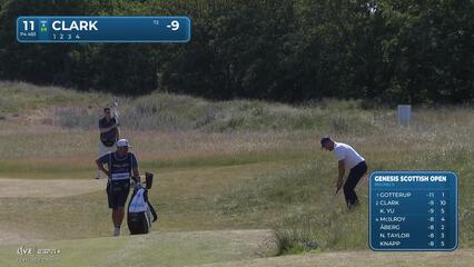 Wyndham Clark | Round 3 | 11th hole | Shot 3 | 2025 Genesis Scottish Open