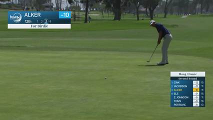 Steven Alker | Round 2 | 12th hole | Shot 4 | 2026 Hoag Classic