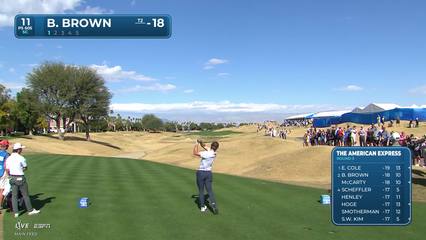 Blades Brown | Round 3 | 11th hole | Shot 1 | 2026 The American Express