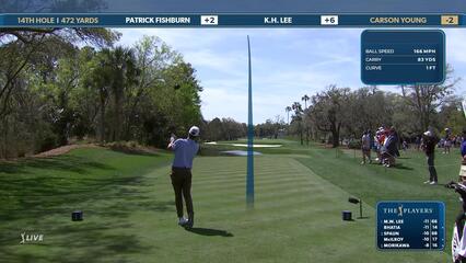 Carson Young | Round 2 | 14th hole | Shot 1 | 2025 THE PLAYERS