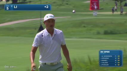 Haotong Li | Round 1 | 5th hole | Shot 4 | 2025 3M Open