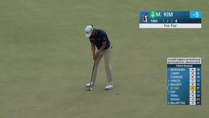 Michael Kim | Round 3 | 18th hole | Shot 4 | 2025 Arnold Palmer Invitational