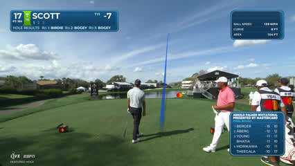 Adam Scott | Round 4 | 17th hole | Shot 1 | 2026 Arnold Palmer