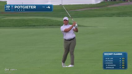 Aldrich Potgieter | Round 1 | 17th hole | Shot 2 | 2025 Rocket Classic