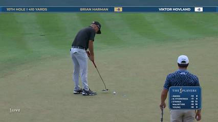 Brian Harman | Round 4 | 10th hole | Shot 4 | 2026 THE PLAYERS