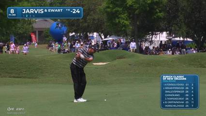 Casey Jarvis | Round 4 | 8th hole | Shot 2 | 2026 Zurich Classic