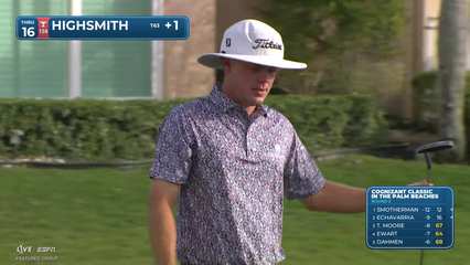 Joe Highsmith | Round 2 | 16th hole | Shot 4 | 2026 Cognizant Classic